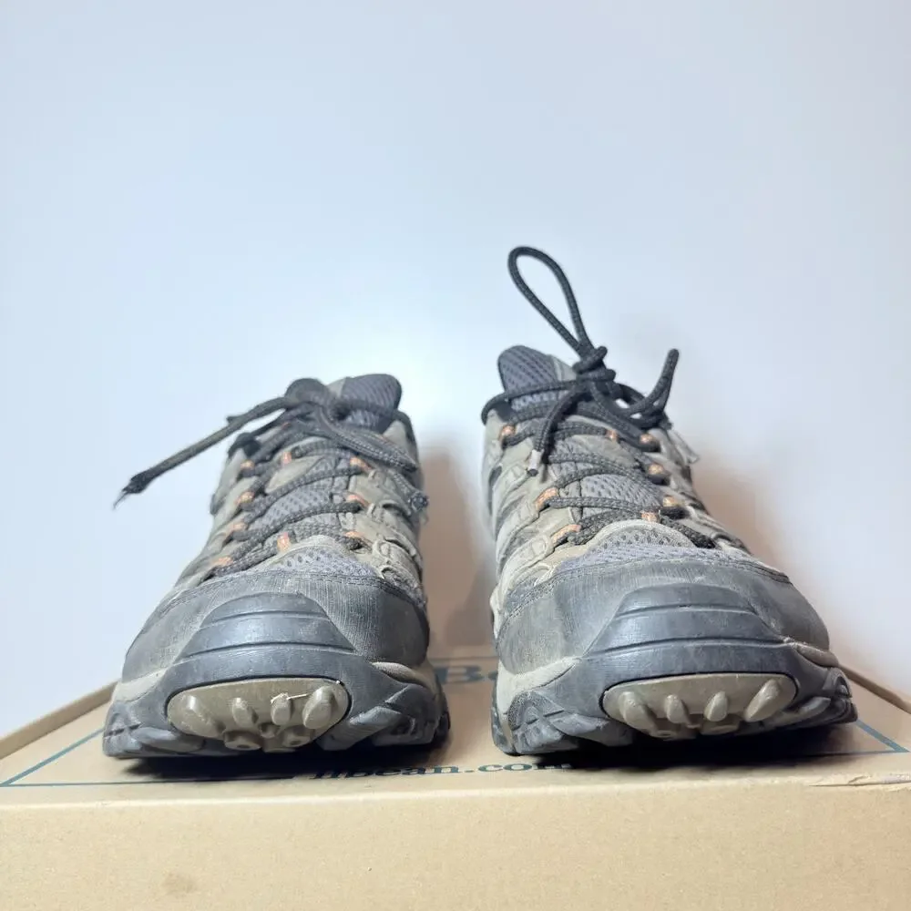 Men's 11.5 Merrell Moab 3 Waterproof Hiking Shoes Brown Gray Beluga Low Top